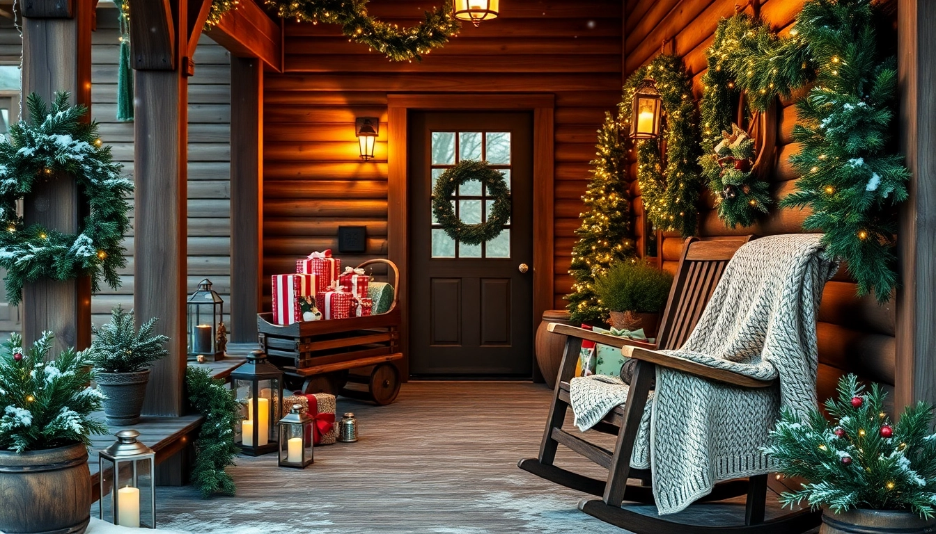 18 Farmhouse Holiday Porch Ideas That Will Make Your Neighbors Jealous!