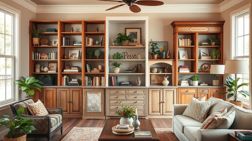 15 Space-Saving Built-In Cabinets Made from Repurposed Furniture (Transform Your Home!)