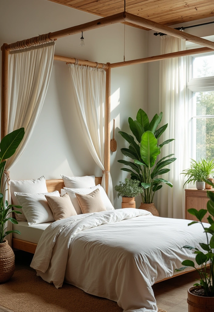 Curated visual reference: Picture Idea: 21 Industrial Canopy Bed Designs That Will Make Your Bedroom