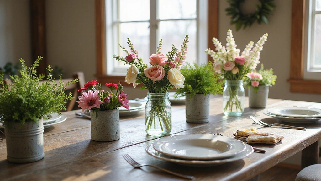 15 Unique Modern Farmhouse Spring Table Centerpieces That Wow (You’ll Want to Copy #4!)