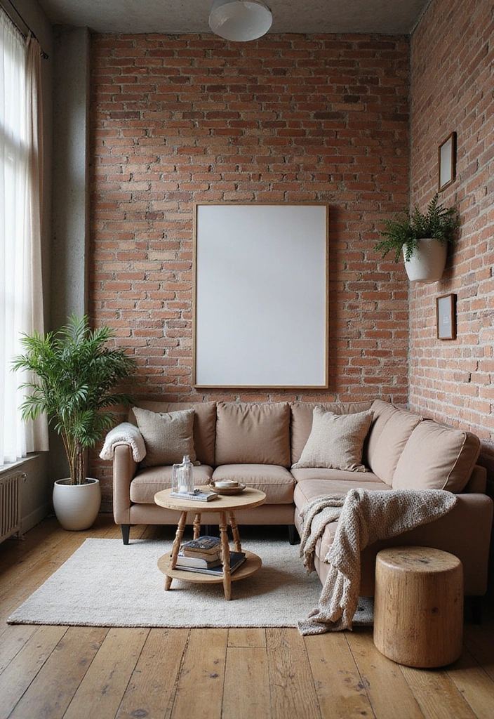 Beautiful view of Small Luxury Apartment Decor With A Industrial Chic