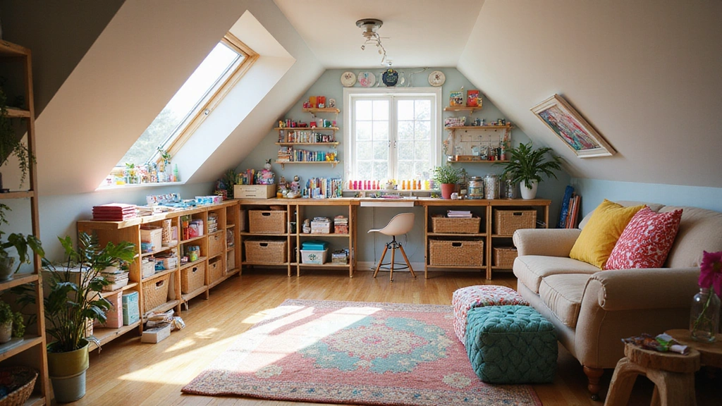 13 Creative Attic Craft Room Makeovers That'll Spark Your Inspiration!