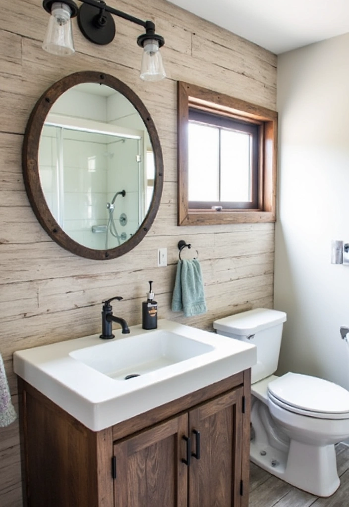 Picture of 14-Jaw-Dropping-Industrial-Farmhouse-Bathroom-Ideas-Youll-Want-to-Copy ...