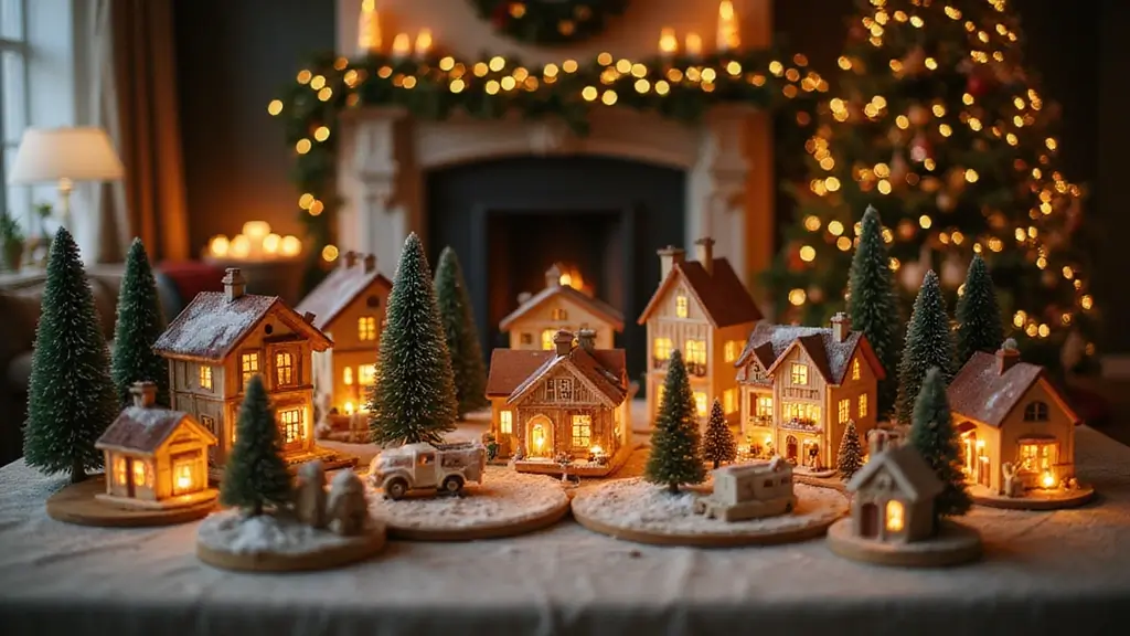 17 Light-Up Christmas Village Display Ideas to Create a Cozy Night Scene (You Won’t Blink!)