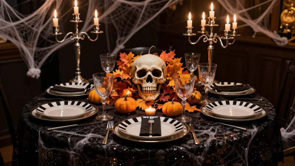 12 Halloween Table Decor Ideas That Will Make Your Dinner Party a Frightening Delight!